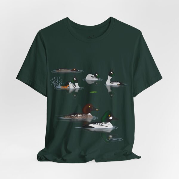 Common Goldeneye Duck T-Shirt - Image 4