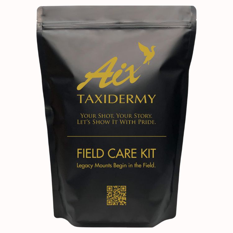 Game Birds Field Care Kit | Aix Taxidermy Field Care bag for bird taxidermy
